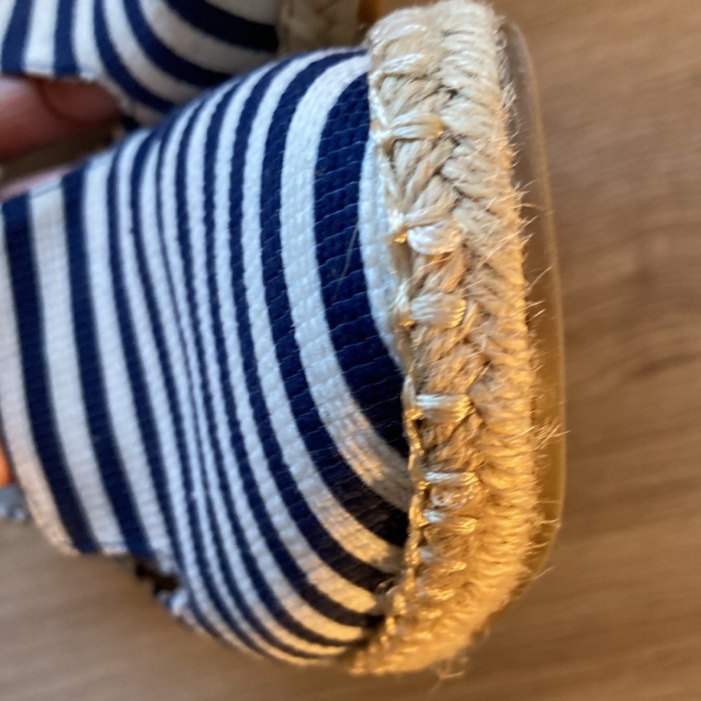 Me too koda coast stripes espadrilles blue cream 7,5 - Picture 8 of 14